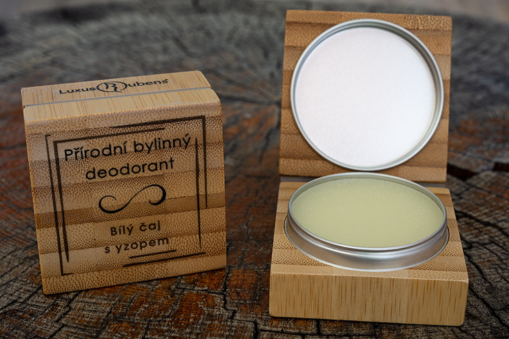 Deodorant krémový - Bílý čaj s yzopem